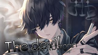 Nightcore - Devil Doesn't Bargain - (Alec Benjamin) - (Lyrics) Resimi