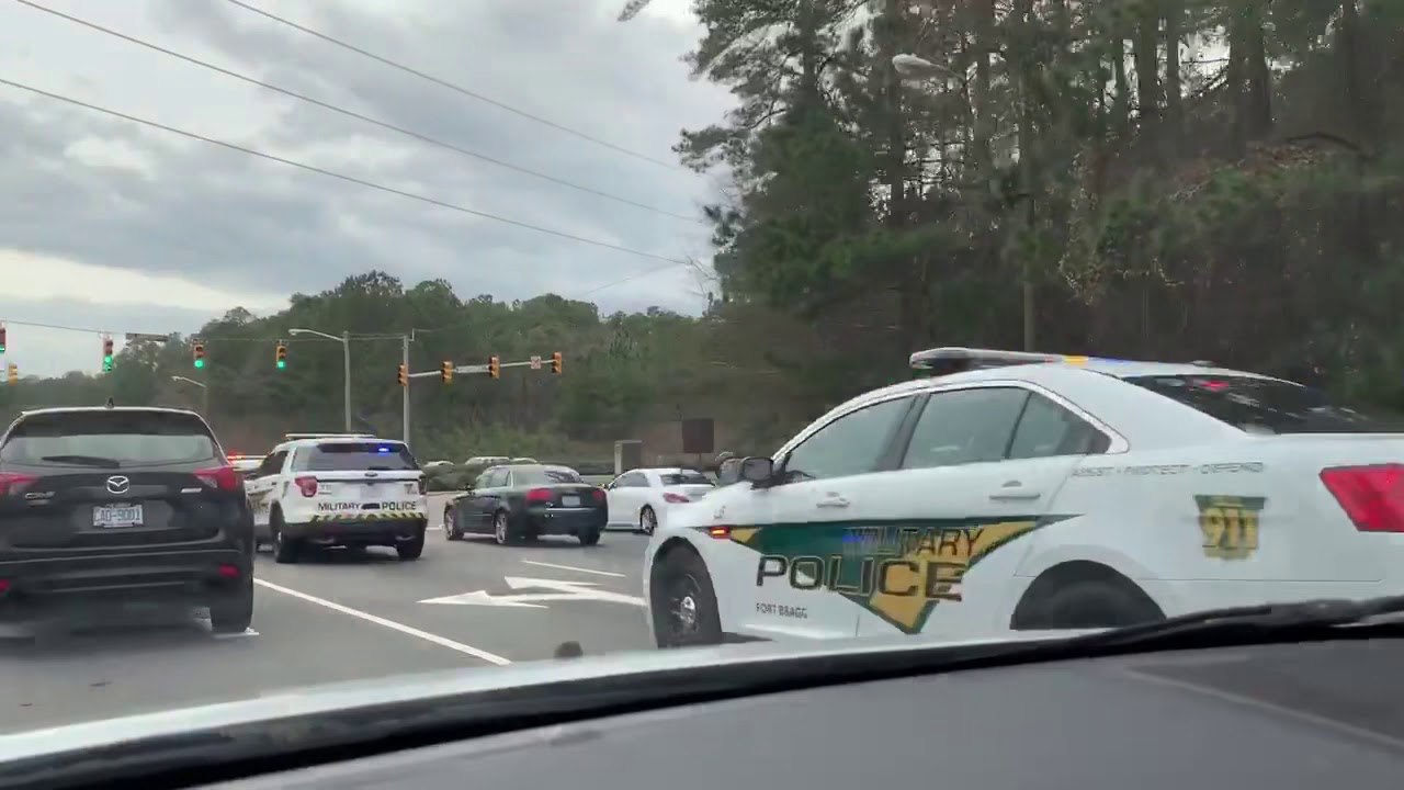 Fort Bragg Military Police on Scene