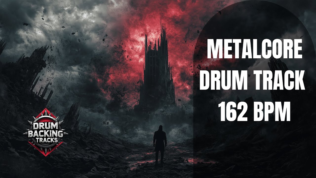 162 BPM Metalcore Drum Backing Track