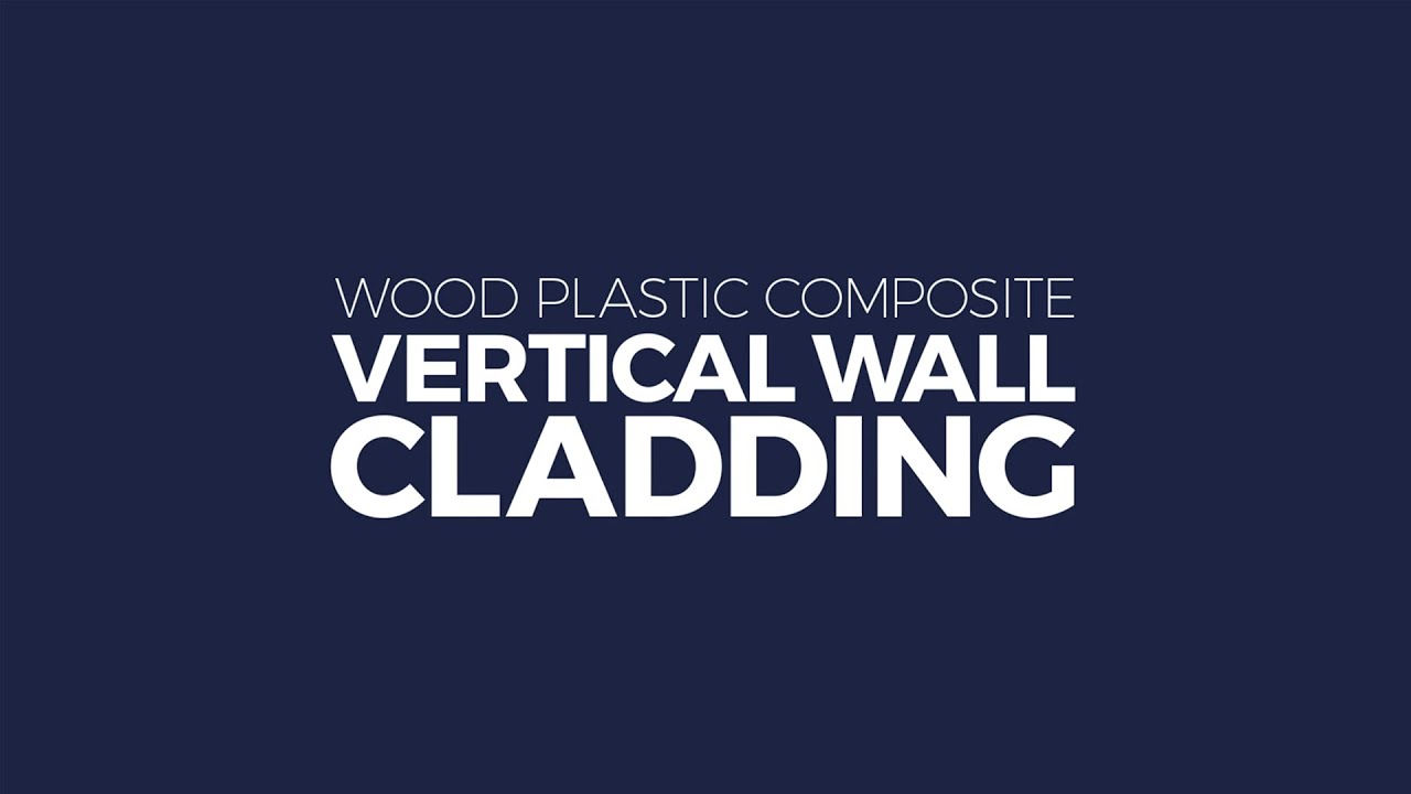 How To Install Cladco Composite Wall Cladding Vertically YouTube