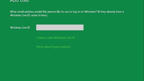 How to Create a New User for Windows 8