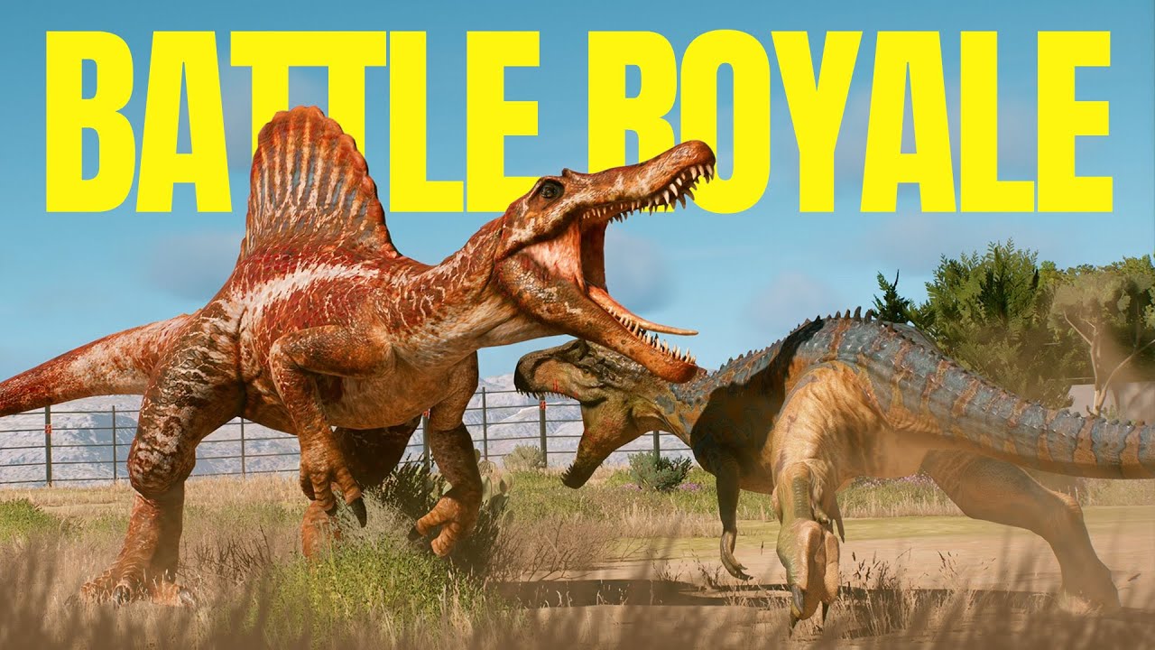 BATTLE ROYALE dans JURASSIC WORLD EVOLUTION 3 : qui va être le grand ...