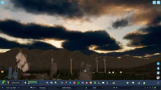 Flickering bug, sunset, Cities Skylines 2