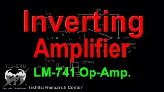 Inverting amplifier using ic 741