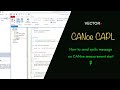 Canoe capl  how to send cyclic message on canoe measurement start