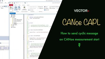 How to send cyclic message on CANoe measurement start using CAPL