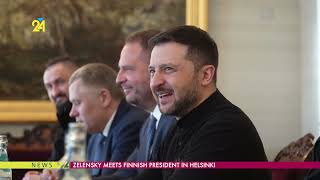 Zelensky Meets Finnish President In Helsinki