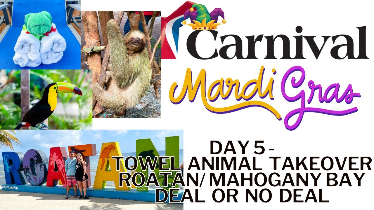 Carnival Mardi Gras Caribbean Cruise Day 5 Mahogany Bay, Roatan