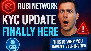Rubi Network KYC update is finally here | this is why you have not been invited.