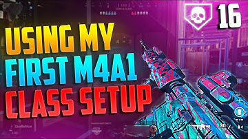 Using My First Ever M4A1 Class Setup In Search And Destroy Modern Warfare! SnD MW! Best M4 Setup?