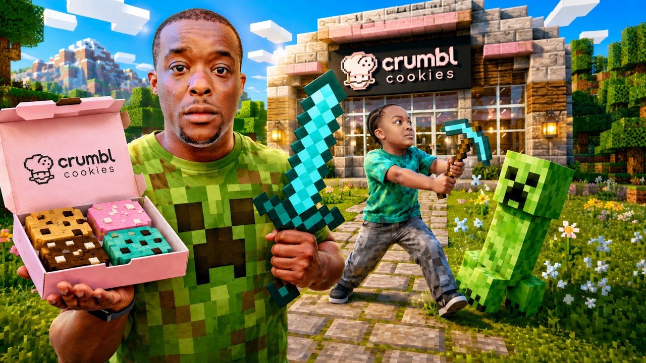 Me & My Son Investigated Crumbl Cookies Minecraft Collab