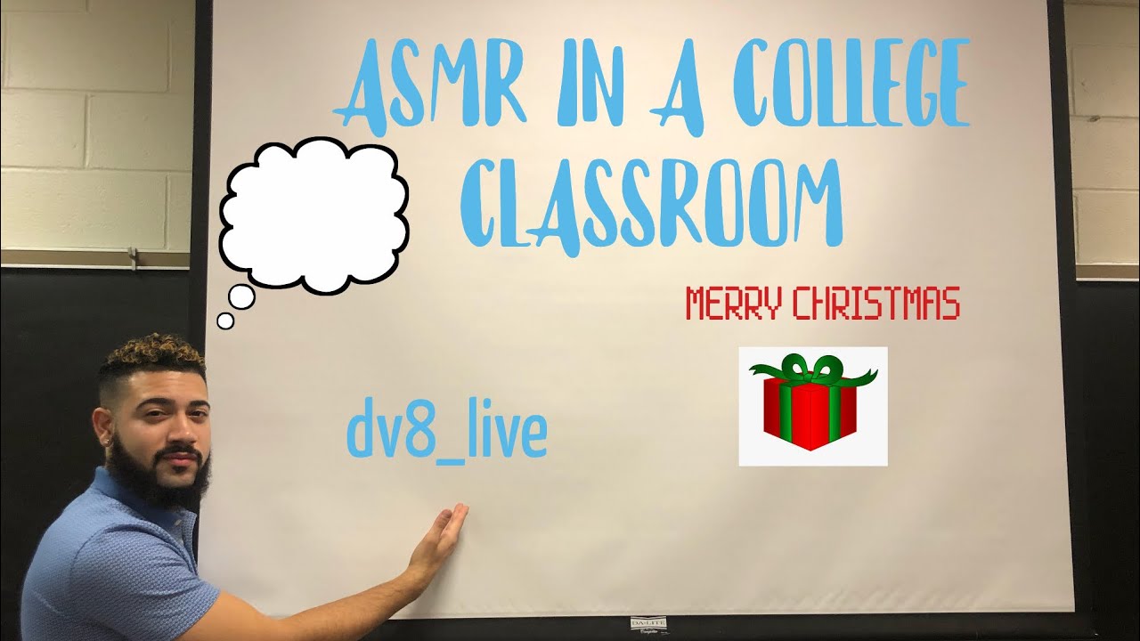 ASMR IN A COLLEGE CLASSROOM 🏫 - YouTube