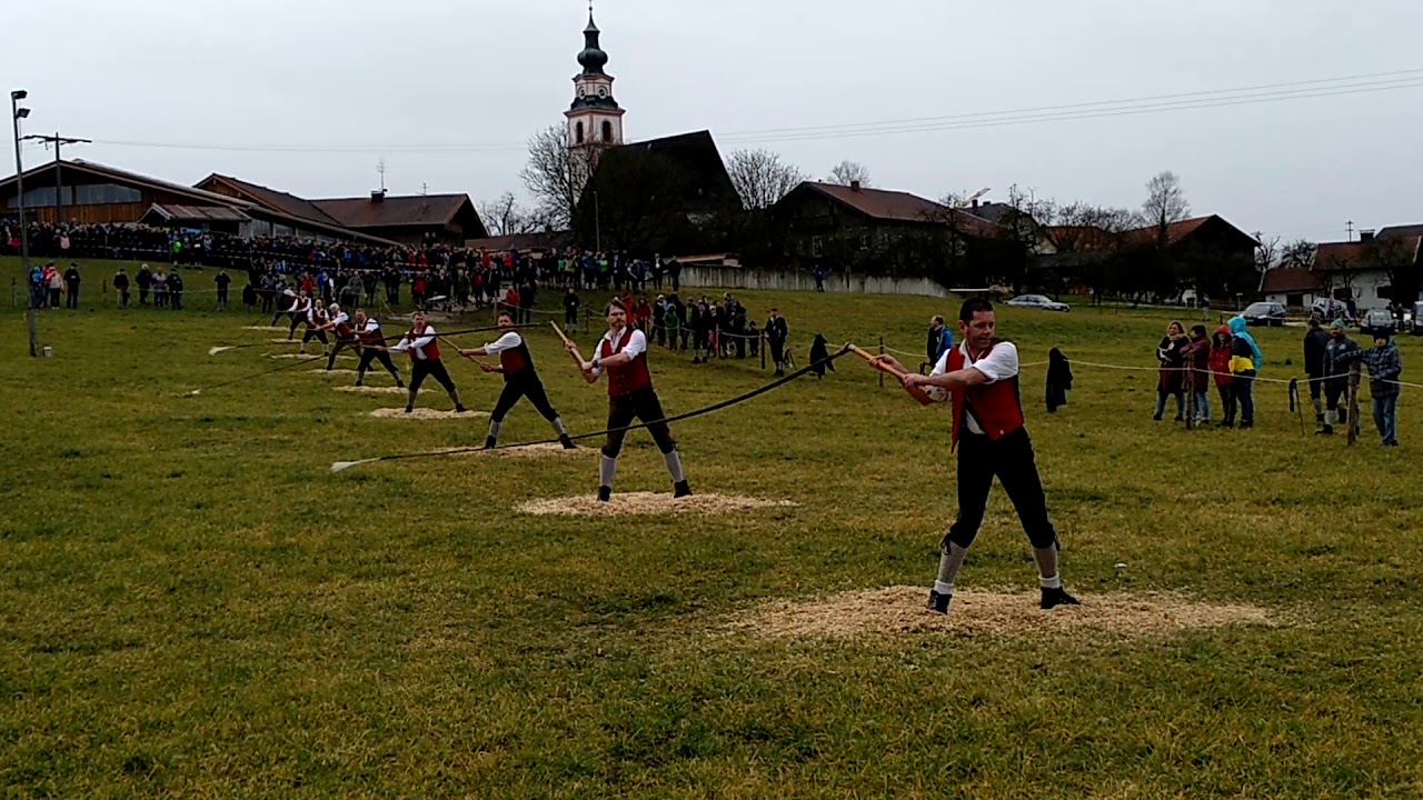 Hörafing 1 Teisendorfer Gemeindepreisschnalzen in Weildorf 02 02 2020 Zweite