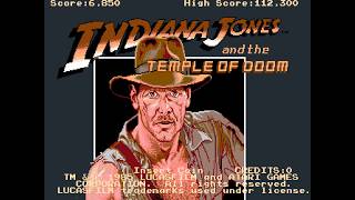Indiana Jones and the Temple of Doom attract mode (arcade) (Atari Games) (1985)