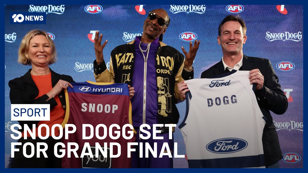 Snoop Dogg Rehearsing For AFL Grand Final Show | 10 News