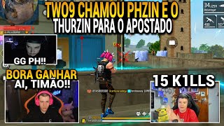 PHZIN FEZ 15 KILLS NO APOSTADO E CARREGOU O TWO9 E THURZIN CONTRA MANOMAX, DELRIO E PELÉZIN!