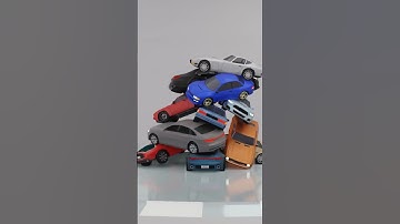 Low poly car collection - Blender