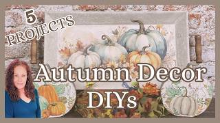 Turn Outdated Thrifted Finds Into Beautiful Fall Decor!