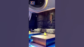 Thi công tấm PU giả đá ốp tường