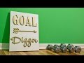 Goal Digger Custom Canvas