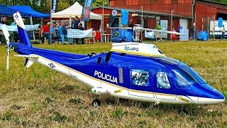 AGUSTA A-109 AMAZING RC SCALE MODEL ELECTRIC HELICOPTER WITH SOUND MODULE FLIGHT DEMONSTRATION