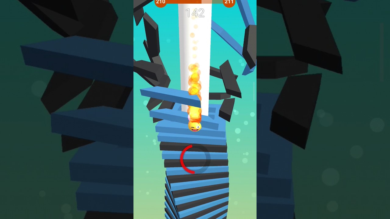 Stack ball 3d best gameplay level 210 