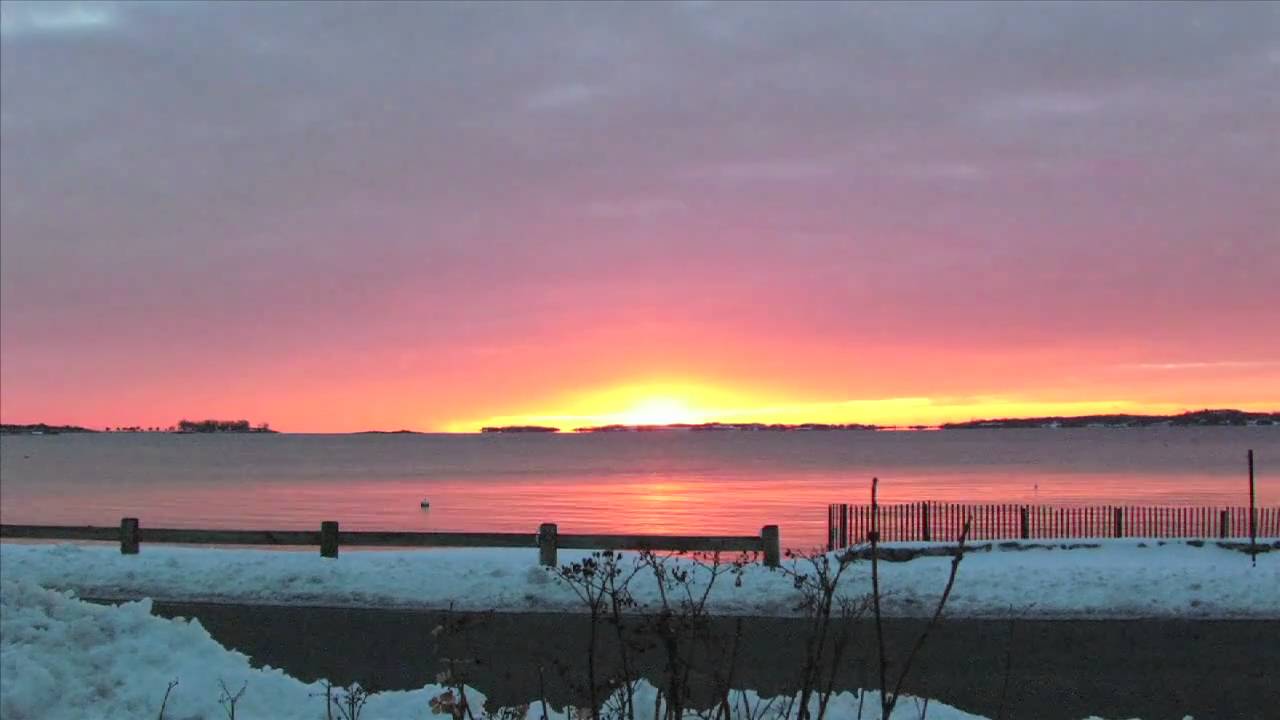 Groton Long Point CT Sunrise, 16th of January 2011