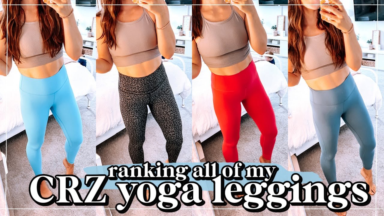 BATTLE OF CRZ YOGA LEGGINGS⚡️// Ranking All of My CRZ Yoga