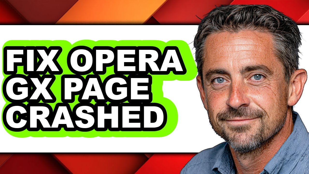How to Fix Opera Gx Page Crashed (only Way) - YouTube