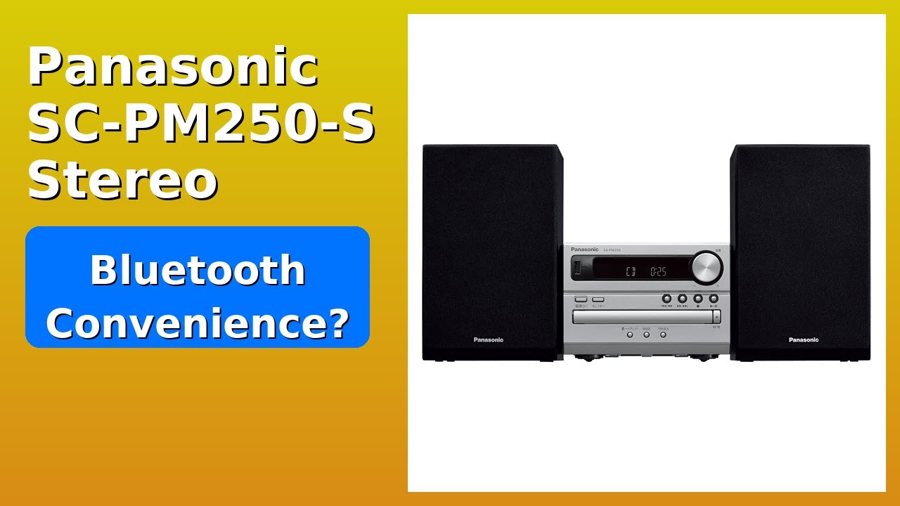 REVIEW (2026): Panasonic SC-PM250-S Stereo. Features. - YouTube