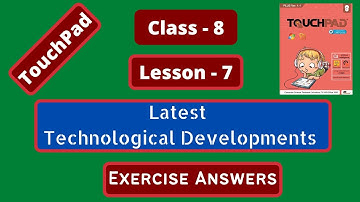 TouchPad Computer Class 8 Chapter 7 Solution | Exercise Answer | Question Answer | Ver 1.1