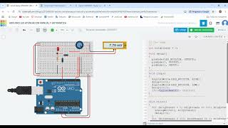 ARDUINO LED ATENUACION MANUAL Y AUTOMATICA