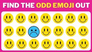 HOW GOOD ARE YOUR EYES?|Find The Odd Emoji Out | Emoji Quiz#fungame