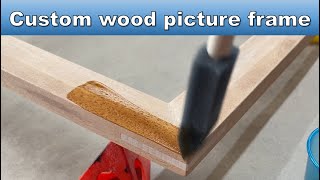 Making a custom mahogany picture frame - Woodworking Project