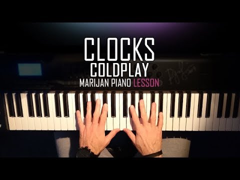 How To Play: Coldplay - Clocks | Piano Tutorial Lesson + Sheets