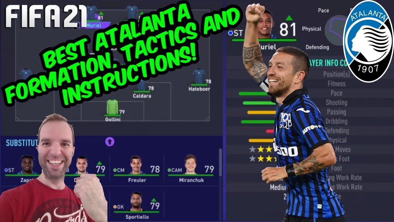 Best Atalanta Formation Tactics And Instructions Fifa 21 Tutorial Youtube
