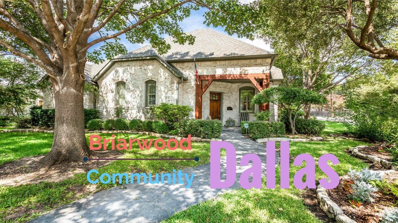 Dallas, Texas Home for Sale in Coveted Briarwood YouTube