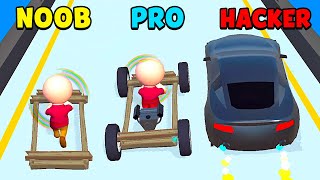 NOOB vs PRO vs HACKER  Build Your Vehicle
