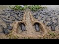 Crazy Catfish Trap in Village 😱 | Ikan Lele Masuk Lubang 🐬।। Fishing Adventure Indo।। 