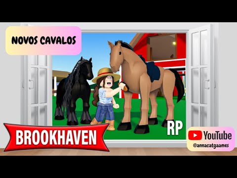 NOVOS CAVALOS!!! - #roblox #brookhavenrp #atualizacaobrookhaven