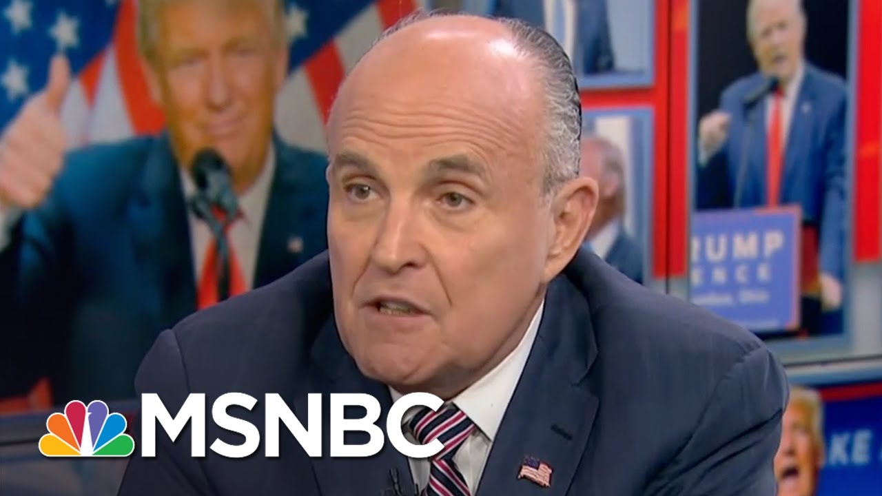 Rudy Giuliani: Hillary Clinton’s ‘The Biggest Criminal To Run’ | MSNBC