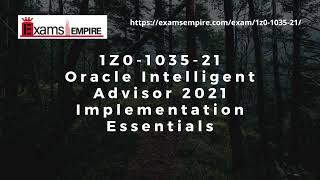 1Z0-1035-21 Oracle Certification Exam Real PDF Dumps by ExamsEmpire.com