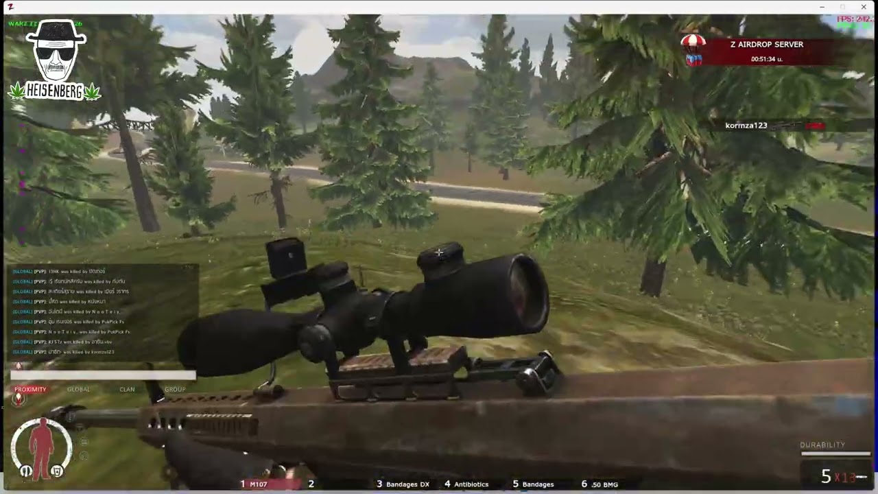 สกิลเพลย์ฉันขั้นกาก Aw+M107 PukPick Fs [เทพ] ปั้มยา 3 ช่องลุกหมอบไว#warz #zz1