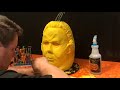 Michael Myers Pumpkin Carving time lapse