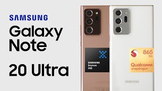 : !  Samsung Galaxy Note 20 Ultra  Snapdragon 865+        Exynos