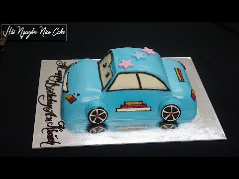 Cách Tạo Hình Bánh Sinh Nhật  Ôtô 3D Đơn Giản – How to make Car Cake | Foci