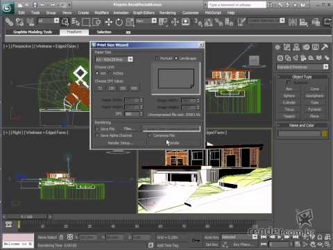 M6A4 - Rendering  - Selecting the best scene format for the scene and rendering