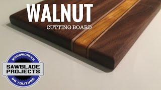 This week i made a small cutting board out of walnut and canary wood. This cutting board is a gift for my buddy Chris - he asked ...