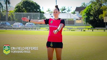 Referee Signals: Forward Pass