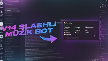 DİSCORD MÜZİK BOTU | V14 SLASH KOMUTLU | 7/24 AKTİF